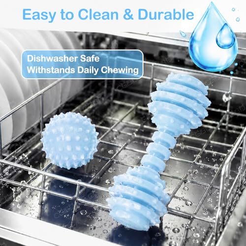 Puppy Toys, 6 Pack Dog Chew Toys, Teething Toys for Small Dogs, Blue - color: Blue, size: Small（6Pack）