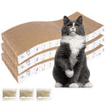 PatiencET 3 Pack Cat Scratcher Pad Recycle Corrugated Cat Scratching Pad - size: Waved - 3 Pack