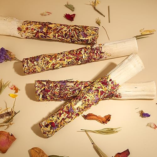 Abizoo Natural Rabbit Chew Toys, Sweet Bamboo, 10 Sticks