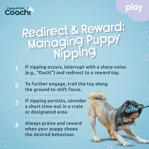 Coachi Puppy & Mini Tuggi Helix - Dog Toy for Tug of War & Play - style: Tuggi Helix