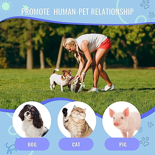 Pet Snuffle Ball, Puzzle Sniffing Interactive Dog Ball for Blind Dogs Training Stress Relief Dog Enrichment Toys Treat Machine Washable (20cm, Milk Tea Brown) - color: Milk tea brown, size: 20cm