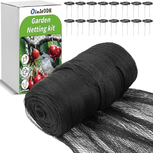 Garden Mesh Netting 15x20 FT - Heavy Duty Bird Net, Mesh Pest Barrier Reusable Ultra Fine Deer Fence Netting Crops Row Cover Raised Bed Protect Fruits Flower Vegetables from Bird Deer Squirrel - size: 15x20ft