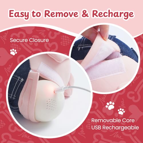 Interactive Dog Toy, Treat-Hiding Pockets Bouncing Ball for Dogs, Plush Pig - style: Pig