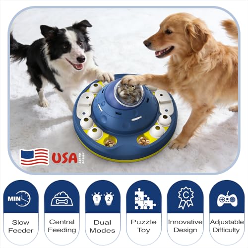 KADTC Advanced Dog Puzzle Toy, XL 2-Level Mental Stimulation for Smart Dogs