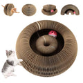Kitty Curls Cat Toy, Magic Organ Cat Scratching Board with Bell-Ball - color: Magic Organ Design