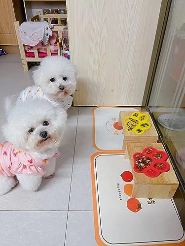 Dog Lick Pad, Dog Washing Distraction Device, Slow Eating Cute Mat with Super Suction for Pet Licking Peanut Butter, Bathing, Grooming Training (Green) - color: Green