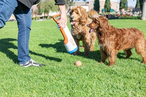 Chuckit! Cannon 16S Dog Ball Launcher, 16 Inch Size, Includes 4 Balls Total - size: Small