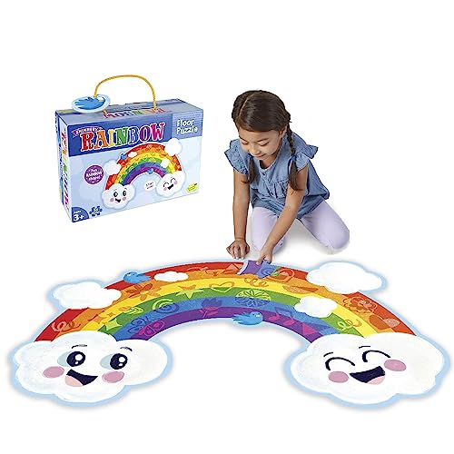 Peaceable Kingdom Jumbo Rainbow Floor Puzzle 35 Pieces - style: Rainbow