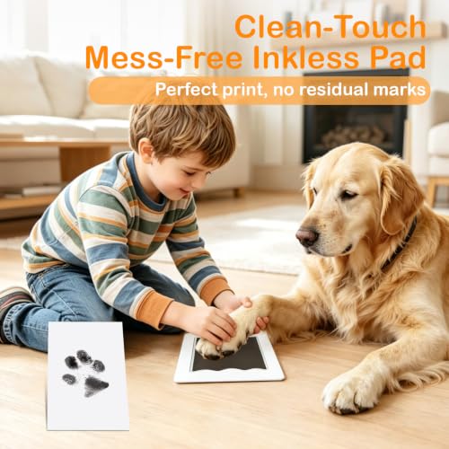 Nabance Paw Print Kit for Dogs & Cats, Inkless Pet Paw & Nose Print, 3 Pack - size: Large (3 Pack)