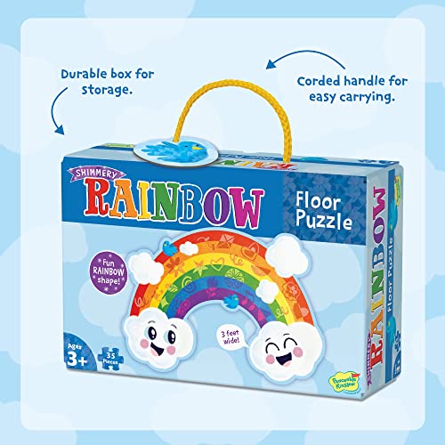 Peaceable Kingdom Jumbo Rainbow Floor Puzzle 35 Pieces - style: Rainbow