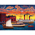 500 Piece Puzzle for Adults, Patriotic Harbor View Jigsaw Puzzle 500 Pieces - color: Set Sail
