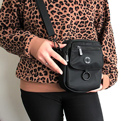 pet wiz Dog Walking Bag with Adjustable Strap - color: Water Resistant Dog Walking Bag