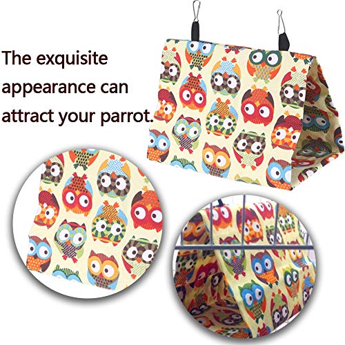 Winter Warm Bird Nest Bird Nest Bird Bed Hanging Cage Tent Hut - Parrot Hanging Tent for Budgies Pet Parrot Budgie Parakeet Cockatiel