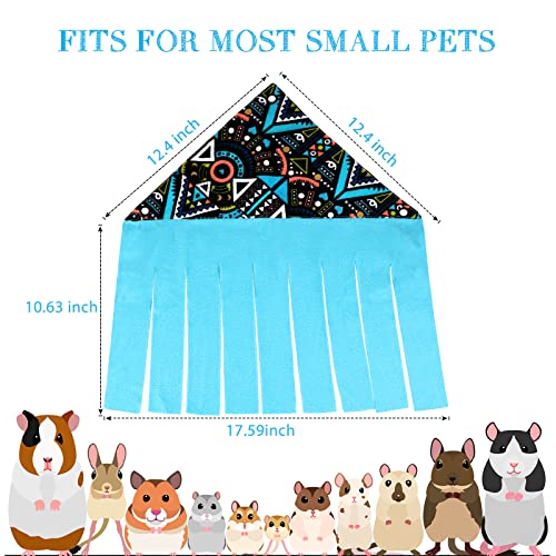 Shappy 2 Pcs Guinea Pig Hideout Hideaway Cage Hammock, Dots Pattern