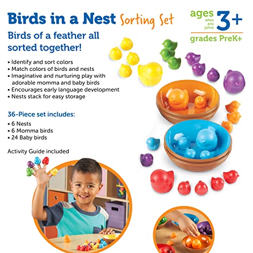 Learning Resources Birds in a Nest Sorting Set