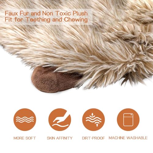 Dog Squeaky Toys for Small Dogs, Puppy Toys for Teething Cute Hedgehog - color: 1 Pack Hedgehog