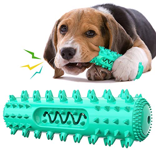 Dog Chew Toys for Aggressive Chewers, Dog Toothbrush Care Cleaning Stick, Puppy Toothing Chew Toy for Small Middle Dog (Lakes Blue) - color: lakes blue