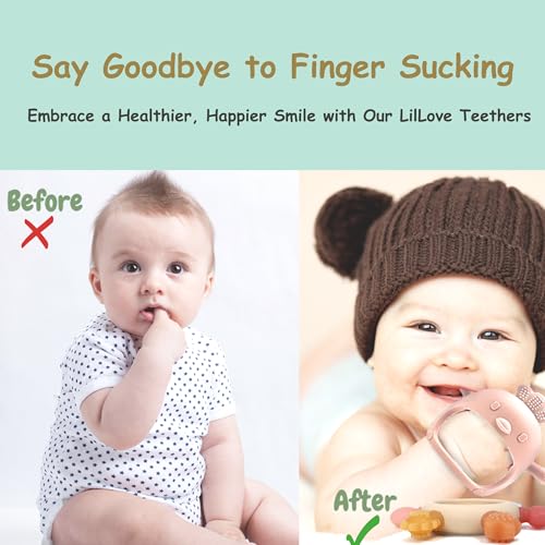 Baby Teething Toys by Komfy LilLove, No Drop Teether and Ring Teether for Baby Teething Relief, Non-Toxic Infant Toys 0-6 6-12 Months, CPC Certified Teething Mitten, Baby teether Toys – 2 Pack - color: Boy