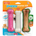 Nylabone New Puppy Starter Kit, Puppy Teething Toys, 3 Pack, Pink - color: Pink, size: Small
