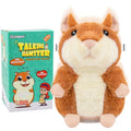 Talking Hamster, Interactive Plush Toys for Boys Girls 3-5 Year Old Gifts - color: Brown