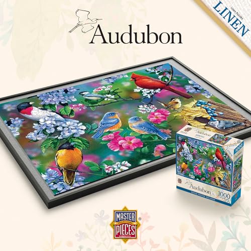 MasterPieces 1000 Piece Jigsaw Puzzle for Adults, Family, Or Youth - Songbird Collage - 19.25"x26.75" - style: Songbird Collage