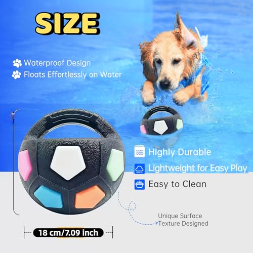 Tough Durable Ball Toy for Medium Large Dog - color: Black