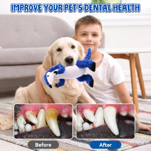 loncoldy Plush Chew Toys for Dogs Tough Squeaky Dog Toys Stuffed Animals Plush Dog Toy for Puppy Small Medium Dogs to Keep Them Busy