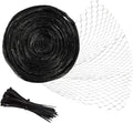 Unves Bird Netting 13 x 33 Ft Garden Bird Netting Heavy Duty Fruit Tree Net - color: Black, size: 13 x 33 Ft