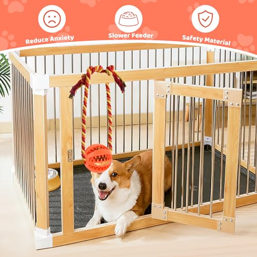 Interactive Dog Toys, Crate Training Aids for Puppies,Orange - color: orange