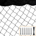 BSTPCOO Bird Net 25'x25' with 2.4" Square Mesh Bird Netting for Chicken Coop Roof, Poultry Netting Heavy Duty Nylon for Garden, Chicken Netting Fruit Tree Netting, Hawk Netting for Chicken Run - size: 2.4"-25' X 25'