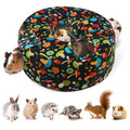 Guinea Pig Hideout & Tunnels Cozy House with Door Curtain Soft Bed for Small Pets/Hamsters/Sugar Gliders/Chinchillas - Blackish Green Mushroom - color: Blackish green mushroom
