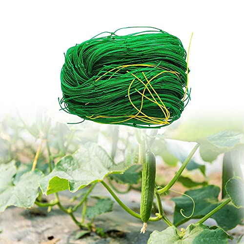 Yahpetes Garden Netting 1Pcs Garden Climbing Net Plant Trellis Plant net trelli Green Strong Nylon Ft Netting Heavy Duty Net Support for Climbing&Vining Plants (6'X3') - color: 6'x3'