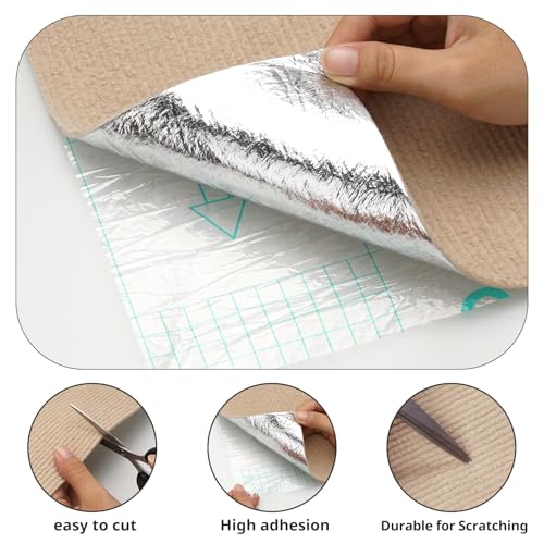 15.7 x 39.3 Inch Self-Adhesive Rabbit Scratch Mat, Cut-to-Fit