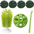 7PCS Turtle Brush Set with Suction Cup, Turtle Tank Enrichment Tools for Aquatic Habitats, Feeding Stimulation and Shell Cleaning Accessories