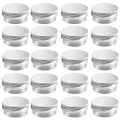 20 Pack 0.5 oz Aluminum Tin Jar with Screw Lid