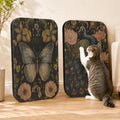 2 Pack Cat Wall Scratcher, Art Cat Scratching Board for Cats - color: Butterfly & Peacock