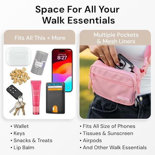 Pup Culture Dog Treat Pouch with Poop Bag Dispenser and Removable Treat Pouch | Cross Body Dog Walking Bag | The Perfect Puppy Training Tool and Even Better Gift - color: Cream