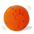 Interactive Dog Toy Ball, Smart Automatic Moving Dog Toy for Medium Large - color: Orange