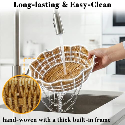 34Pcs African Grey Large Bird Foraging Toy Set with Hanging Basket - size: Size L for Large Birds