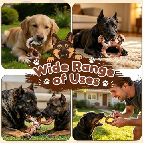 Indestructible Dog Toys for Aggressive Chewers, Tough and Durable Chew Toys for Large Medium Dogs, Interactive Dog Chew Toys to Keep Them Busy (B Squirrel) - color: B Squirrel