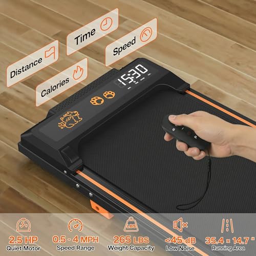 KEIKI Dog Treadmill for Small and Medium Breeds - color: Black Premium