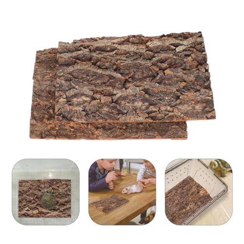Zerodeko Reptile Tree Bark Terrarium Decor 2 Pack 11.79X7.86X0.79in