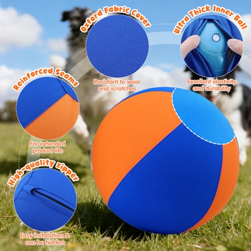 18" Herding Ball for Dogs,Large Dog Ball Toy for Australian/German Shepherd