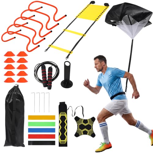 Agility Hurdles 6" Speed Agility Training Hurdles, Sturdy Hurdles Training Equipment Set for Kids,Athletes,Soccer,Basketball - color: Orange Agility Set