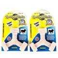 Bullibone Nylon Dog Chew Toy Spin-a-Bone - Interactive Dog Toy, Triggers Natural Instincts, and Improves Oral Health - size: Small / Medium Dog 2 Pack