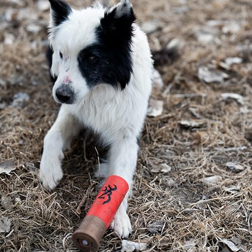 Browning Shot Shell Chew Toy Red - color: Shot Shell Red Squeaker Toy