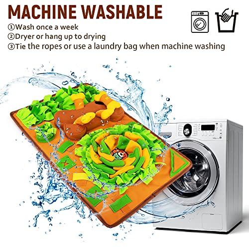 AWOOF Snuffle Mat Dog Enrichment Feeding Mat - color: D
