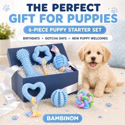 Halloween Puppy Chew Toys, 6 Pack Teething Toys for Small Breed Puppies - color: 6 Pack Blue Chew Toys