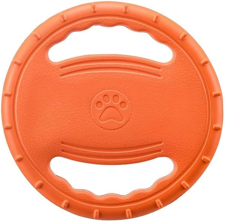 Soft Flying Disc Dog Beach Toys, Outdoor Water Puppy Flyer Pull Loop Tug