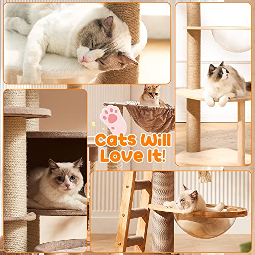 98FT 1/4 Inch Cat Scratching Sisal Rope for Cat Trees & Posts - color: Natural, size: 98ft